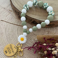 Porte Clef futur maman vert Ma boutique
