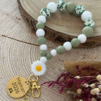 Porte Clef futur maman vert Ma boutique
