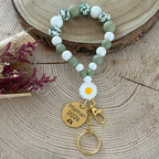 Porte Clef futur maman vert Ma boutique