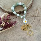 Porte Clef futur maman vert Ma boutique