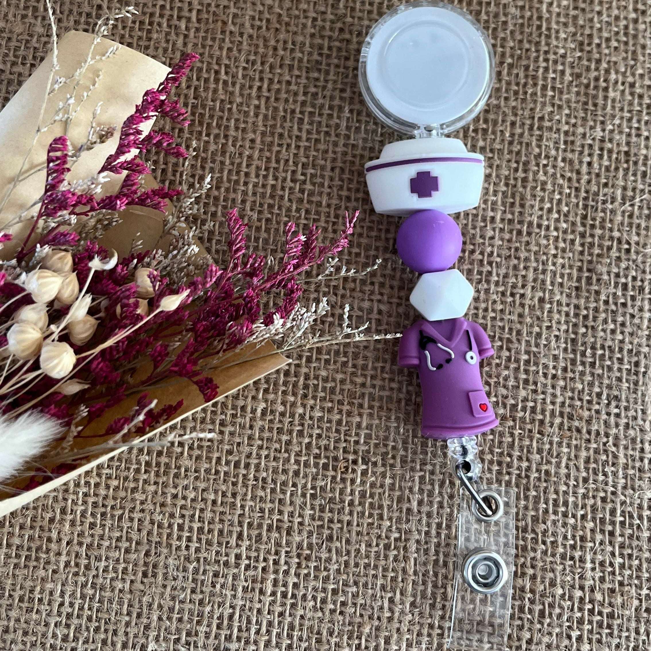 Porte Badge Infirmière Extensible Ma boutique