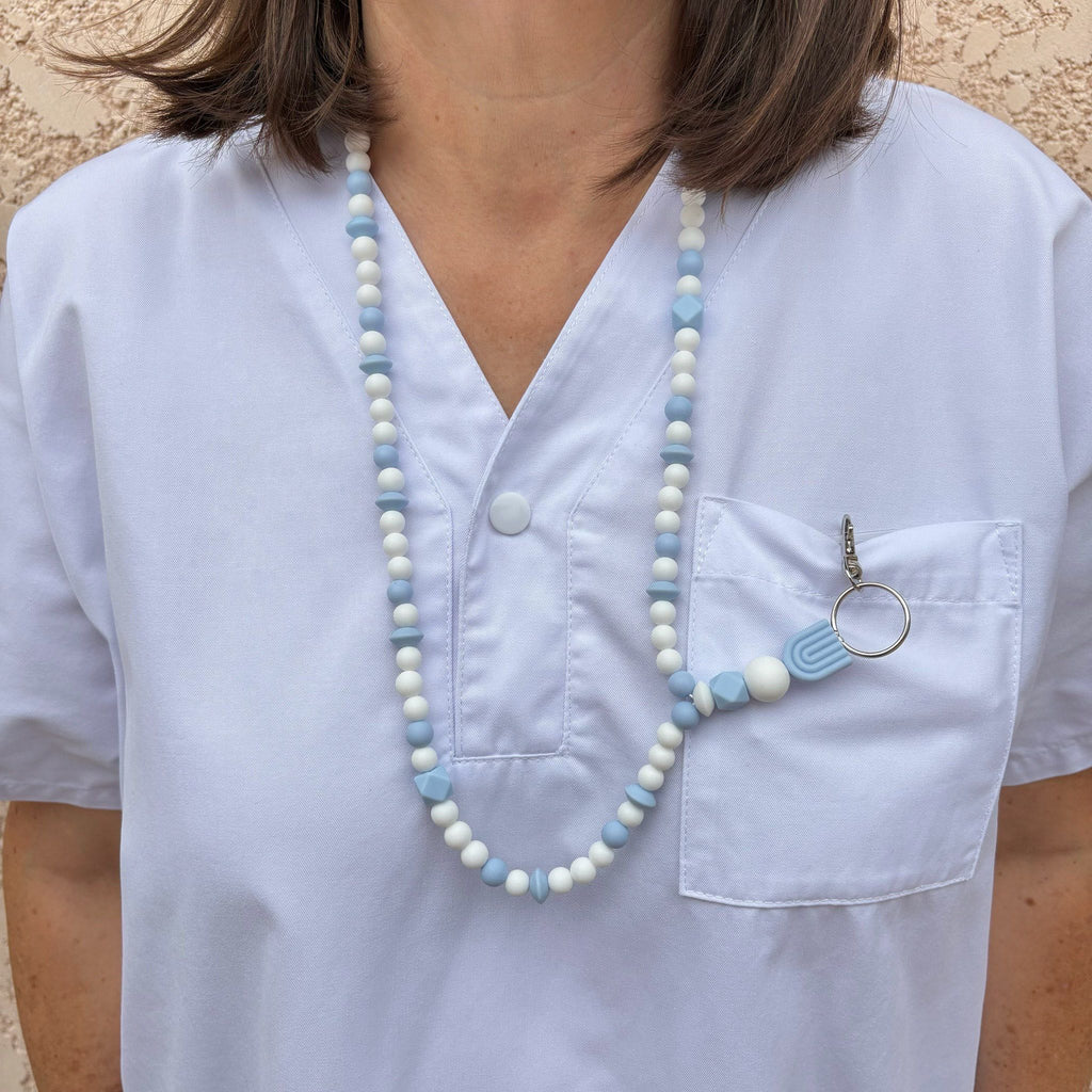 Tour de Cou - Blanc Bleu Ma boutique