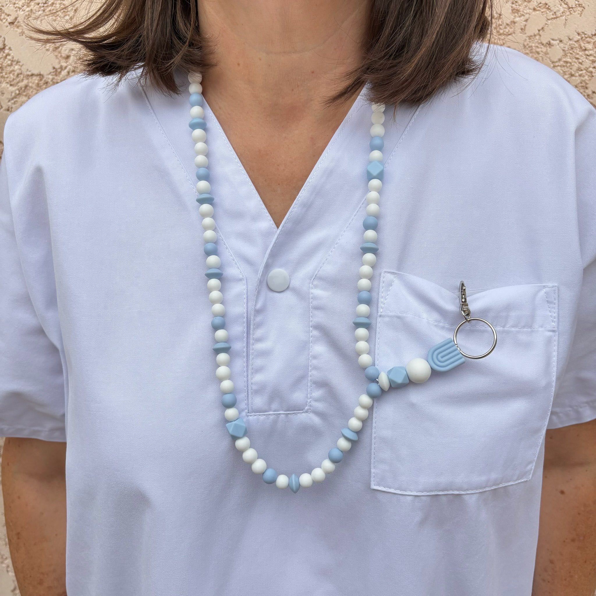 Tour de Cou - Blanc Bleu