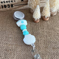 Porte Badge Extensible Infirmière Bleu Ma boutique