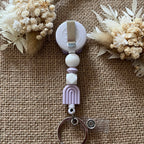 Porte Badge Enrouleur Violet Ma boutique