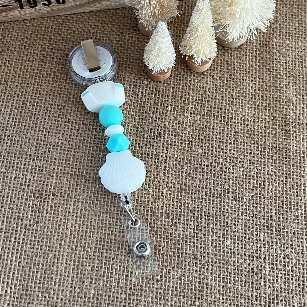 Porte Badge Extensible Infirmière Bleu Ma boutique