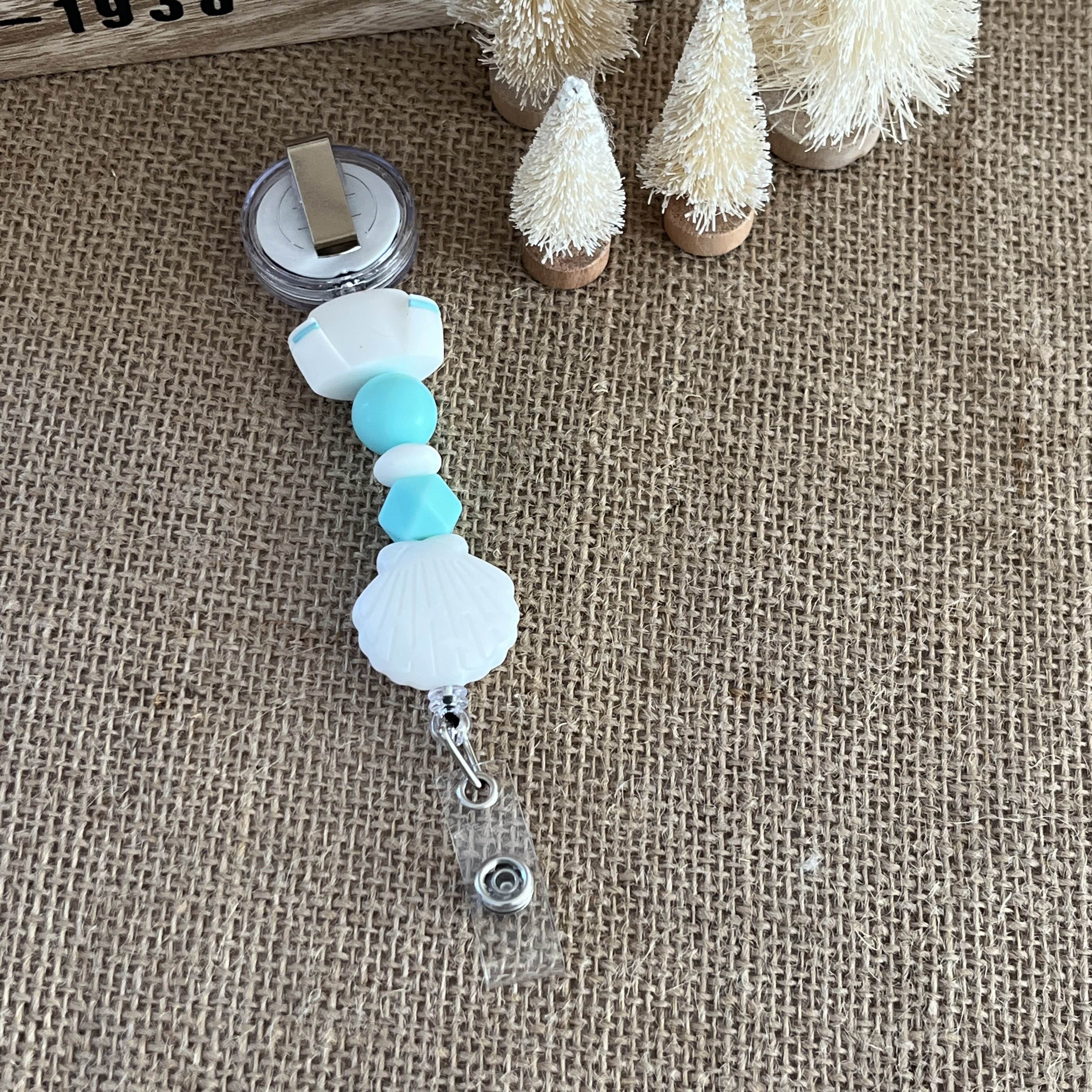 Porte Badge Extensible Infirmière Bleu Ma boutique