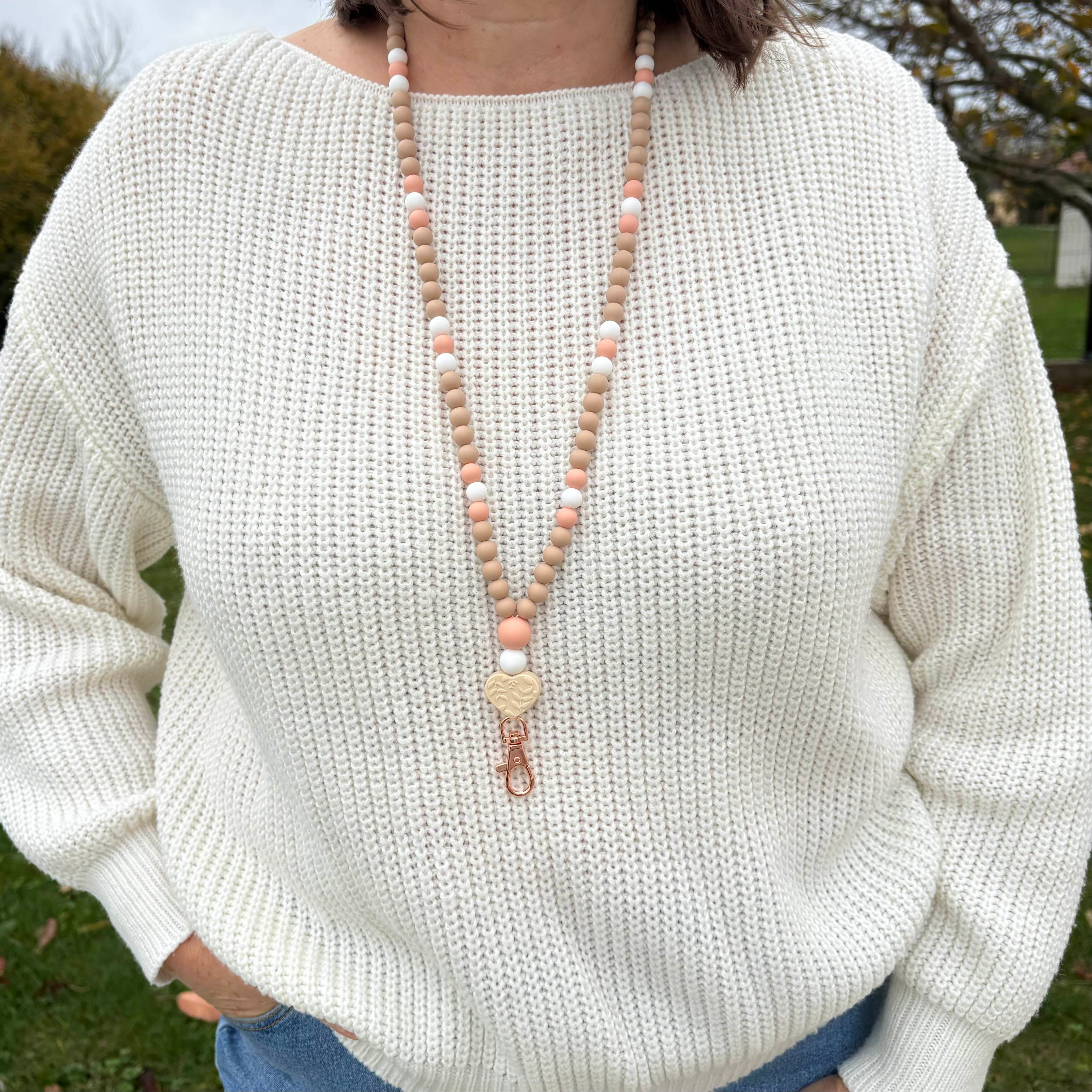 Tour de Cou - Cœur Beige