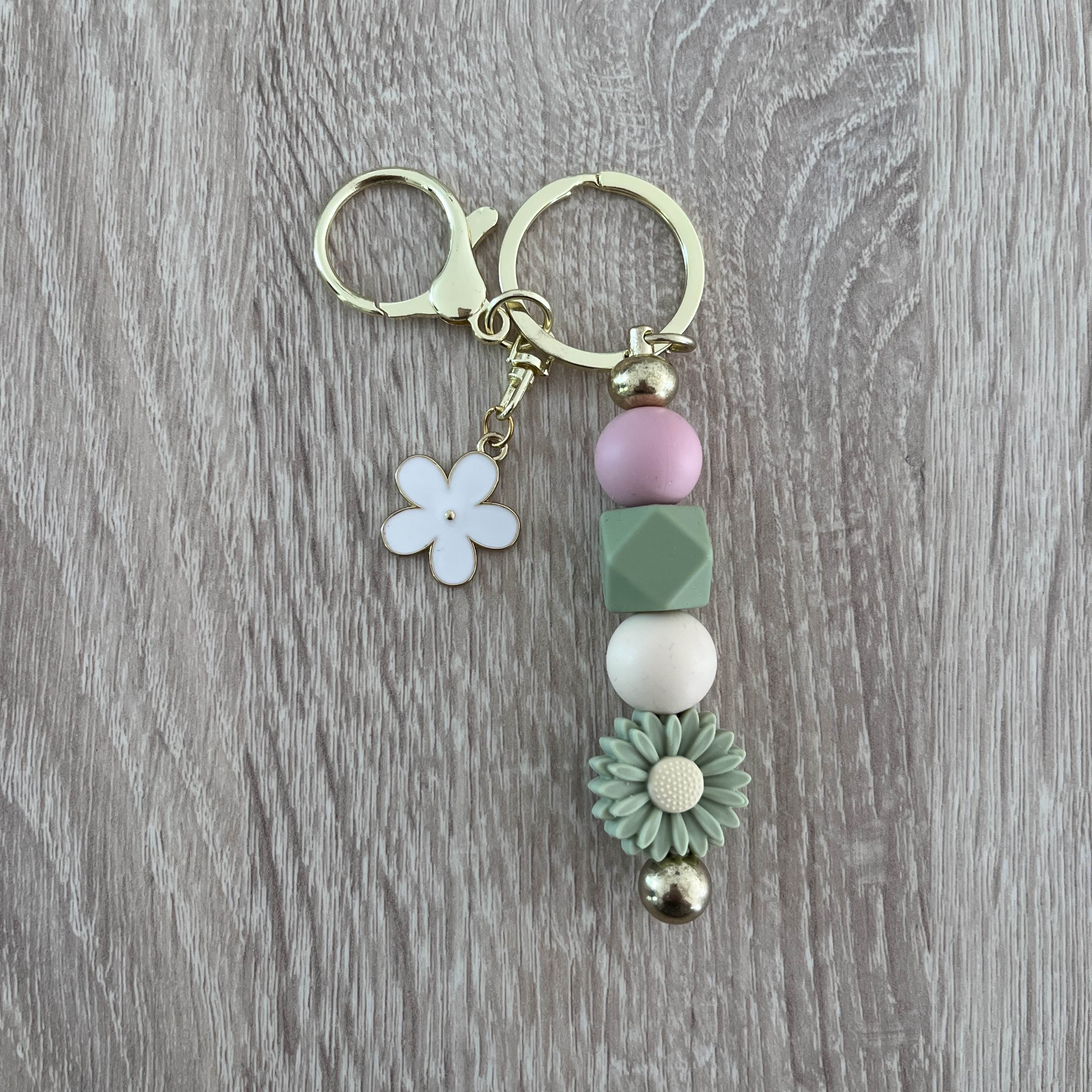 Bijoux de sac - Fleur Verte