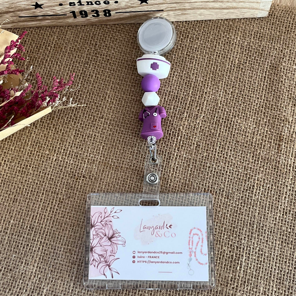 Porte Badge Infirmière Extensible Ma boutique