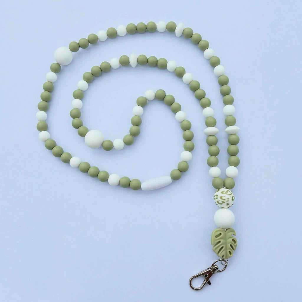 Lanyard Vert et Blanc pour professionnel