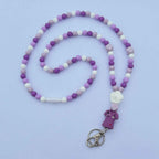 Tour de Cou Porte-Badge Nuance de Violet – Lanyard Chic et Confortable