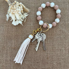 Porte Clef style bracelet beige Ma boutique