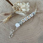 Porte Clef -  Prénom Feuilles Ma boutique