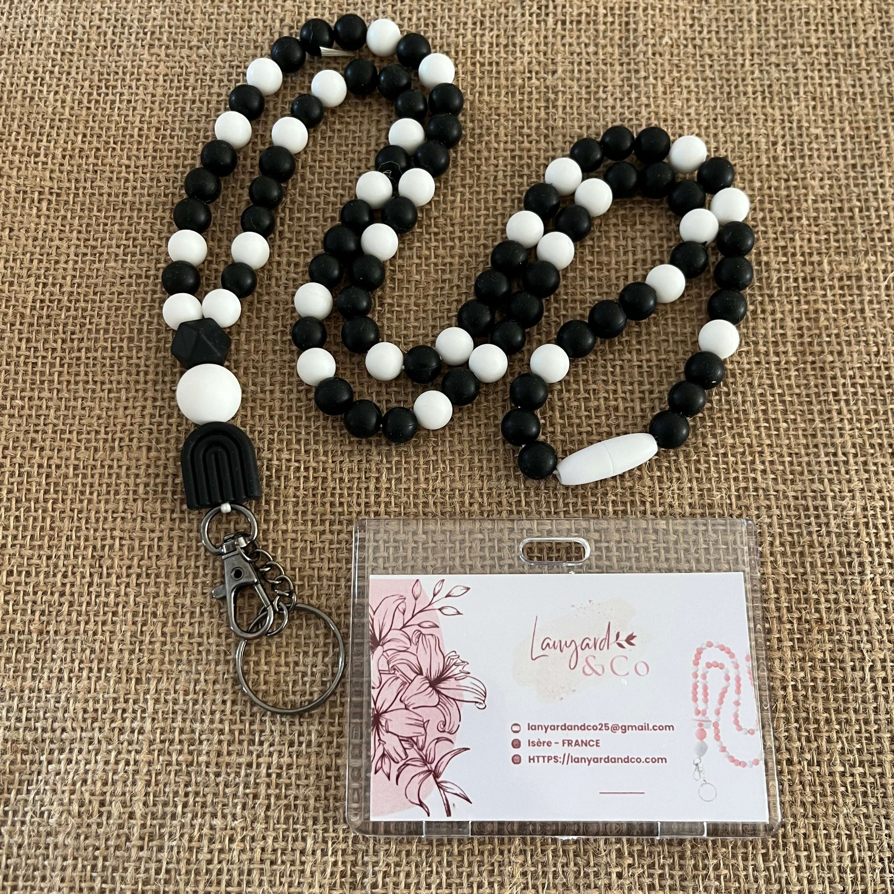 Tour de Cou - Noir et Blanc Ma boutique
