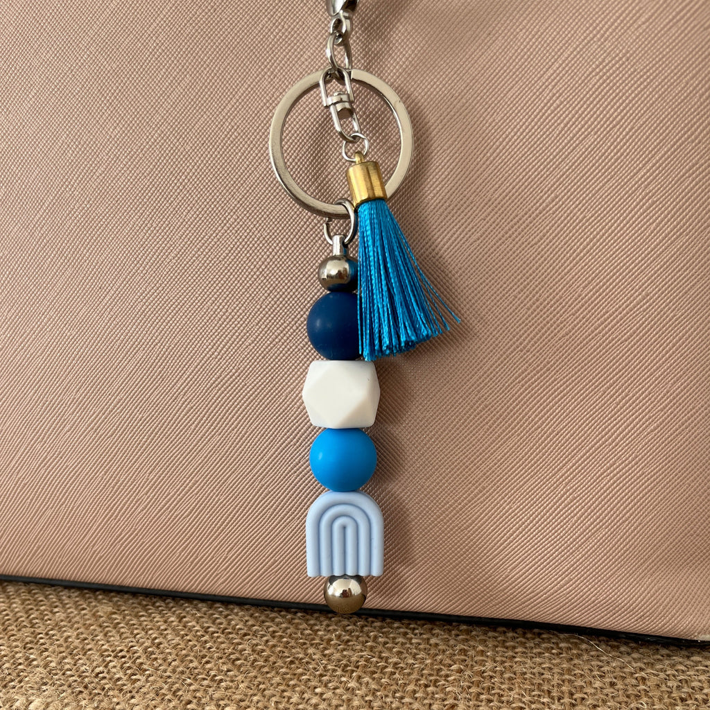Bijoux de sac - Arc en ciel Bleu Ma boutique
