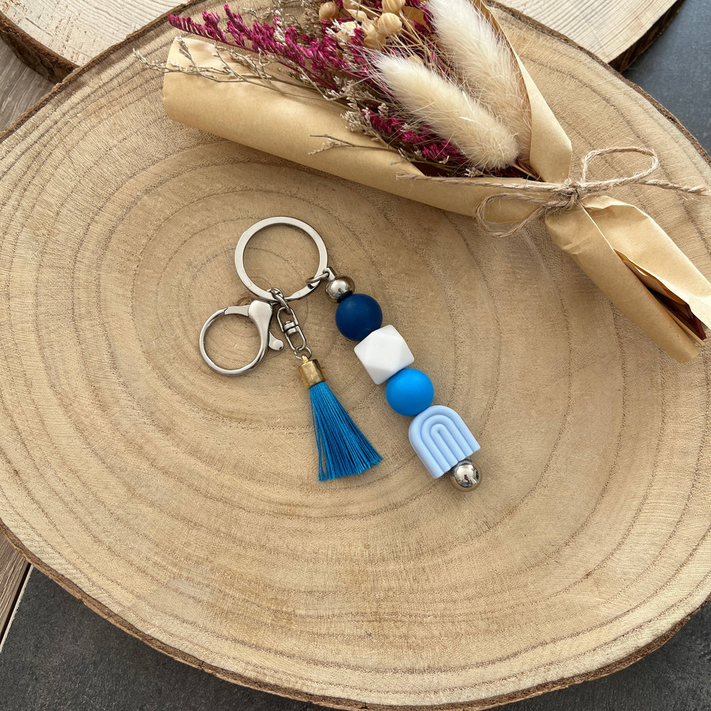 Bijoux de sac - Arc en ciel Bleu Ma boutique