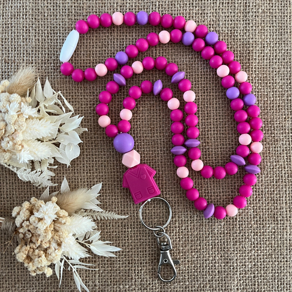 Tour de Cou - Infirmière Fuschia Ma boutique