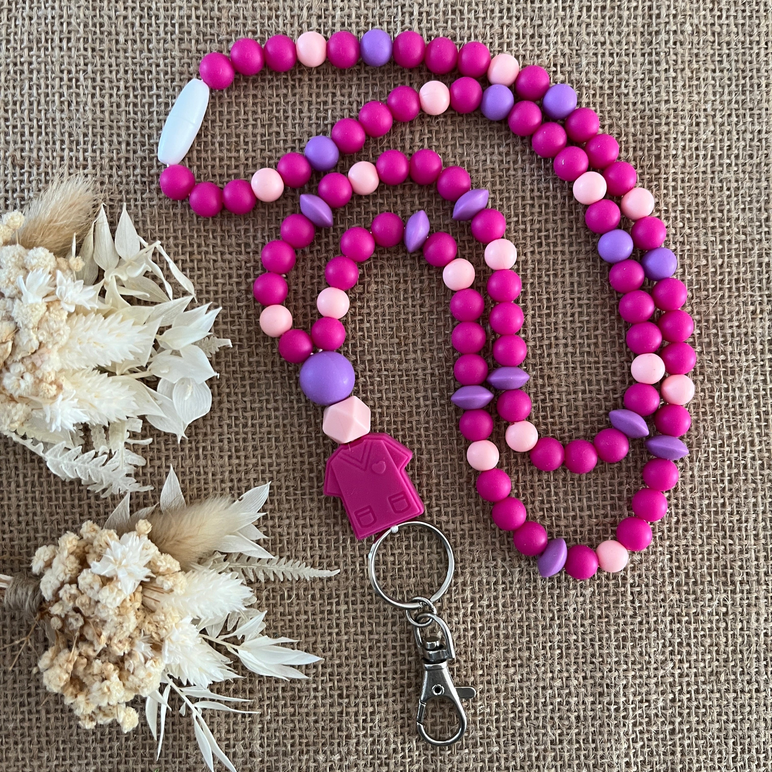 Tour de Cou - Infirmière Fuschia Ma boutique