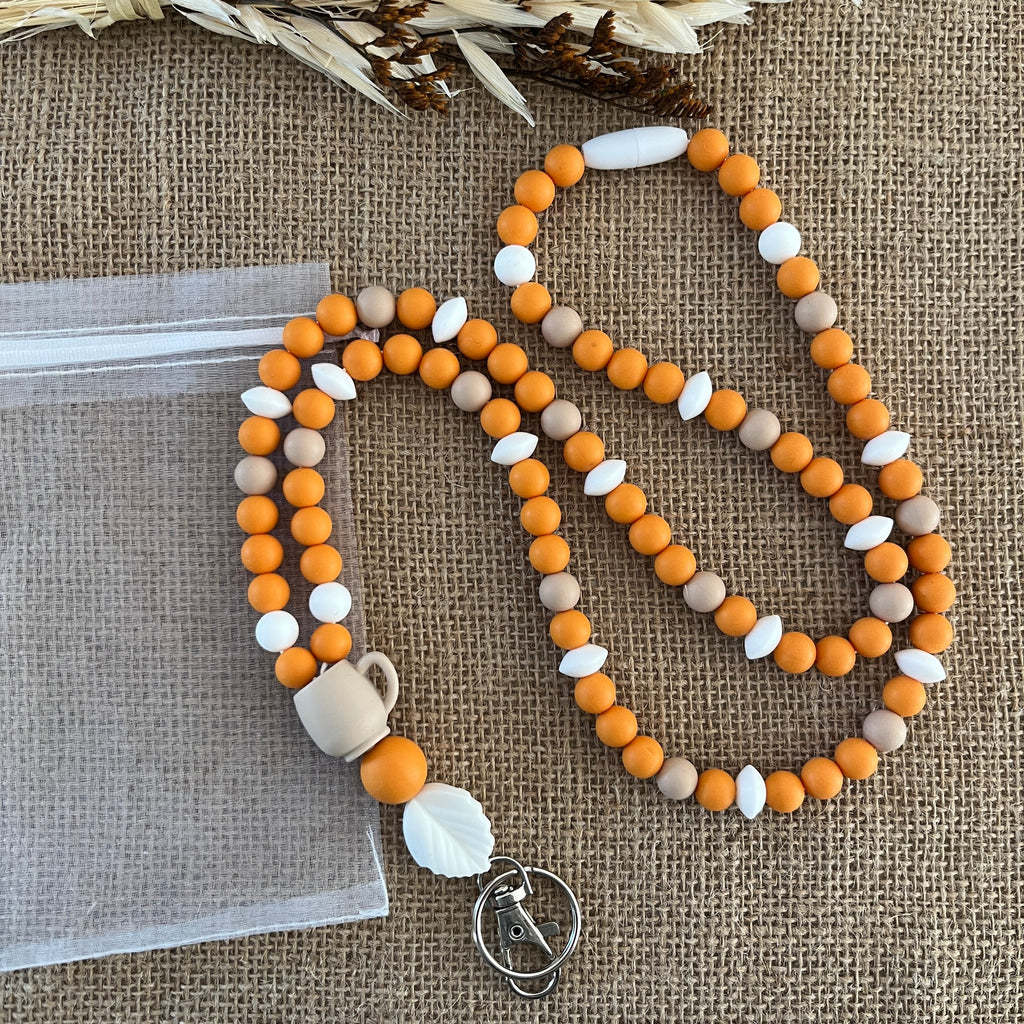 Tour de Cou Mangue – Lanyard Coloré en Perles Silicone Ma boutique