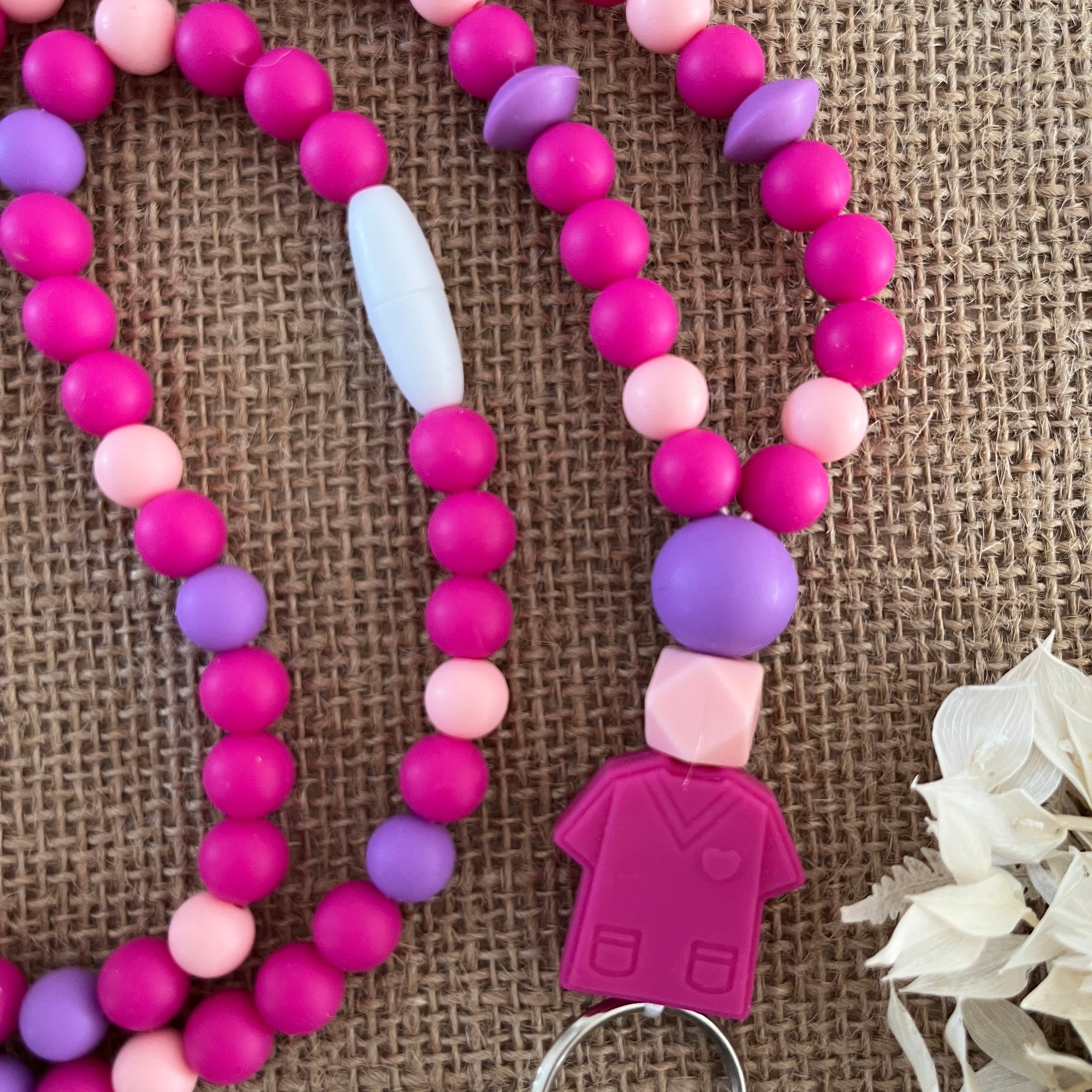 Tour de Cou - Infirmière Fuschia Ma boutique