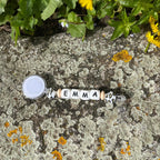 Porte-badge extensible ià personnaliser avec prénom pour infirmière léopard