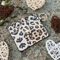Porte-Cartes Léopard avec Anneau – Mini Porte-Feuille Chic 