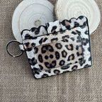 Porte-Cartes Léopard avec Anneau – Mini Porte-Feuille tendance femme