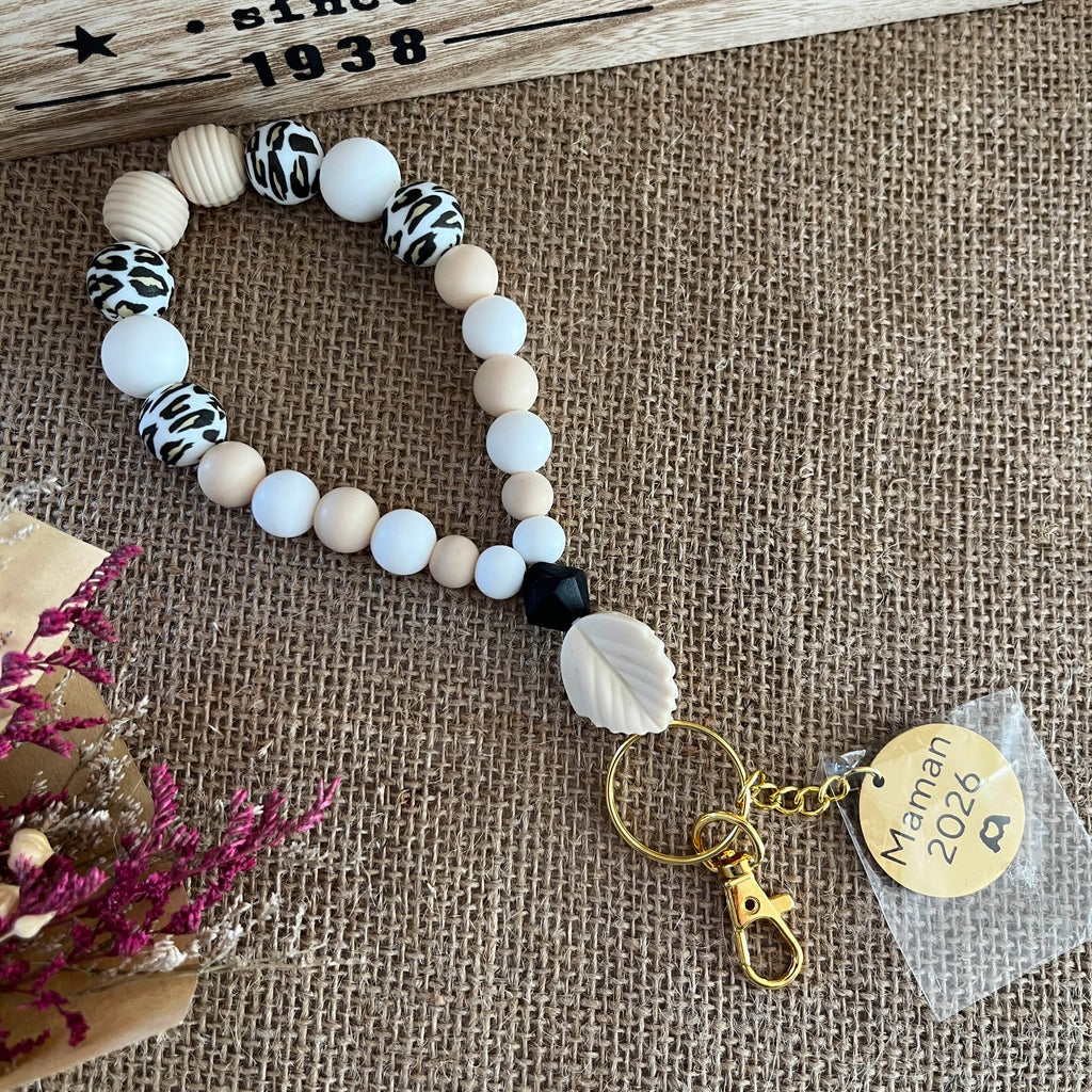 Porte Clef Léopard Maman Ma boutique