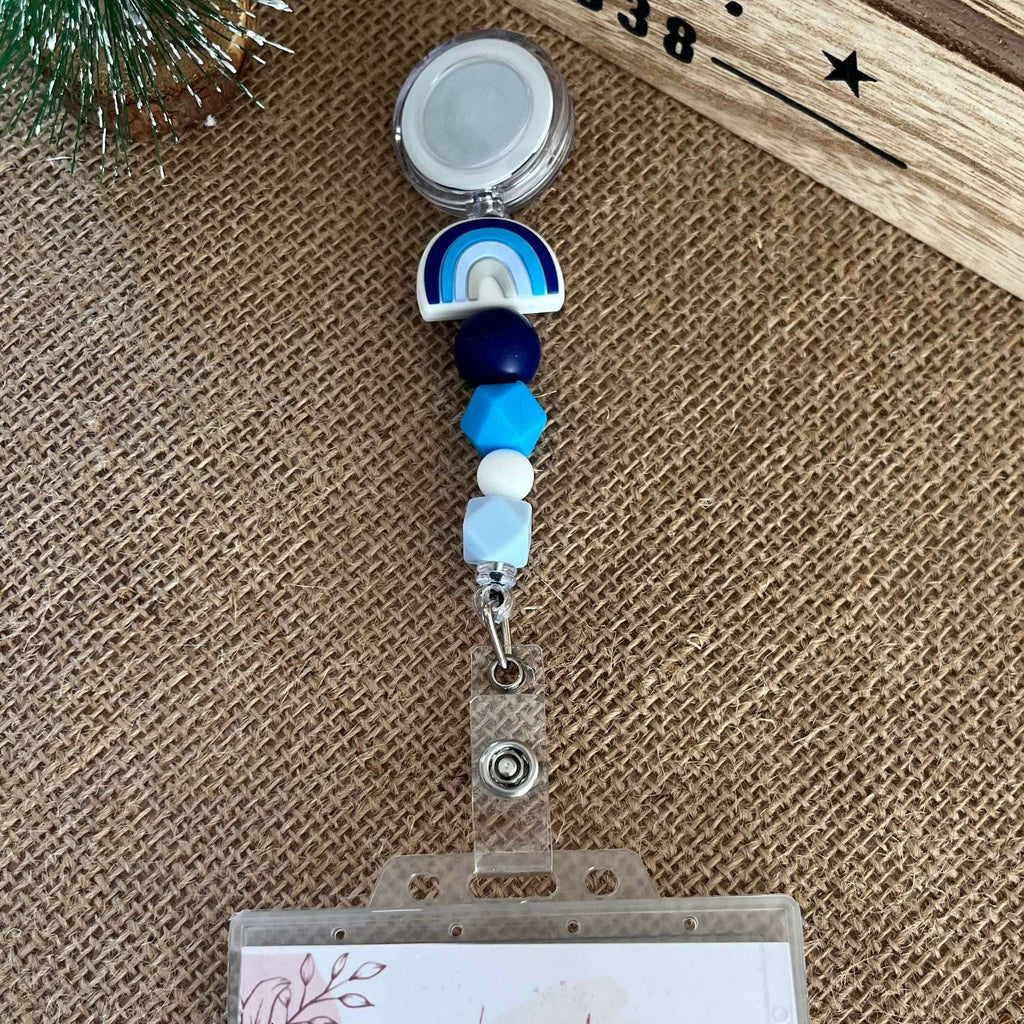 Porte Badge Arc en ciel extensible Ma boutique