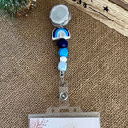 Porte Badge Arc en ciel extensible Ma boutique