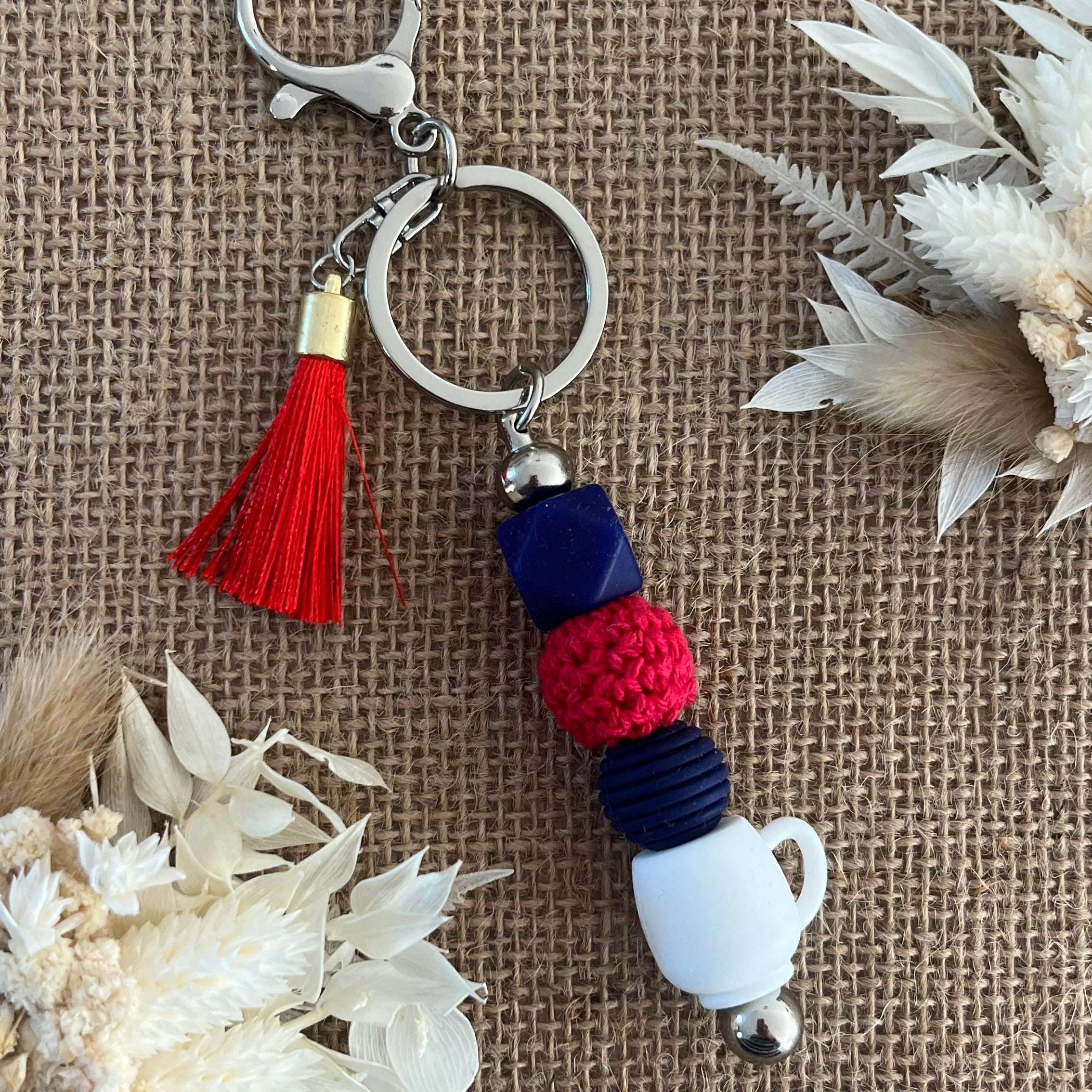 Bijoux de sac - Bleu Blanc Rouge Ma boutique