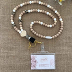 Tour de Cou Léopard en Perles Silicone – Collier Porte-Clés Bohème Chic pour Femme