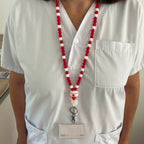 Tour de Cou - Rouge Blanc Ma boutique
