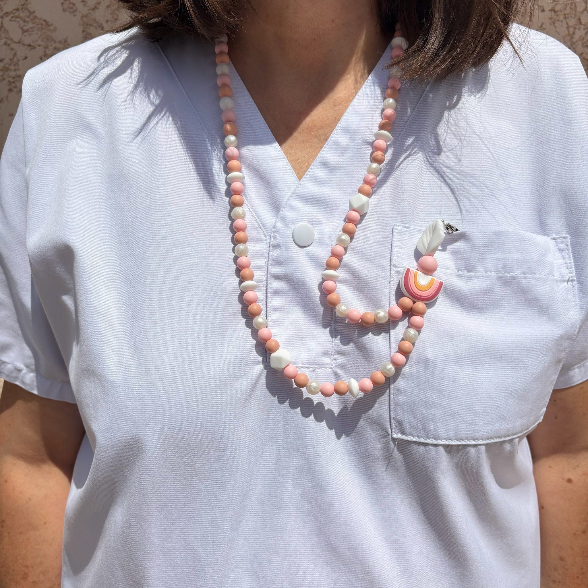 Tour de Cou - Quartz Rose