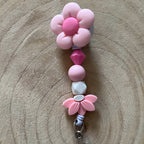 Porte Badge Enrouleur Rose Ma boutique