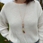 Tour de Cou - Minimaliste Marron Ma boutique