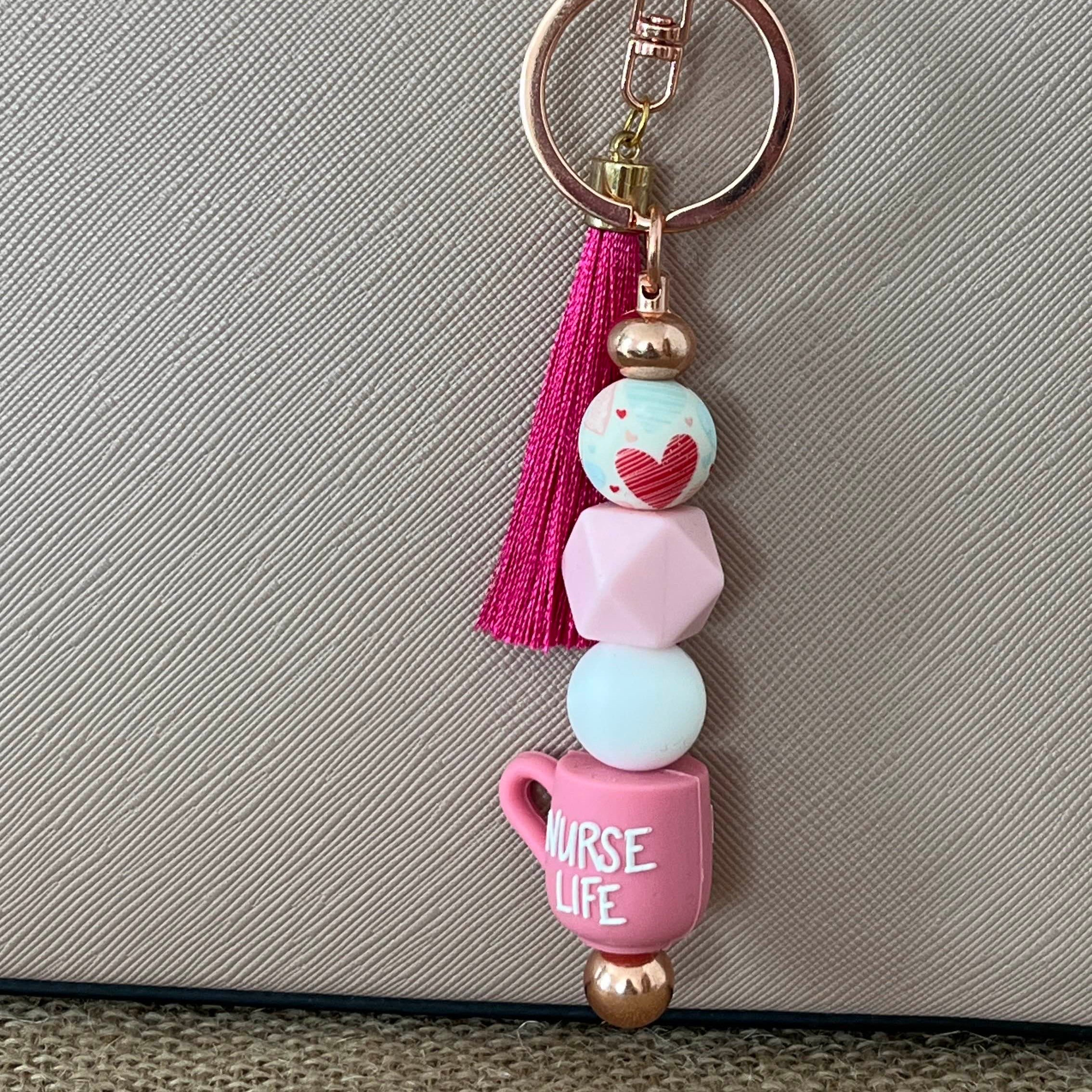 Bijoux de sac - Tasse Rose Infirmière