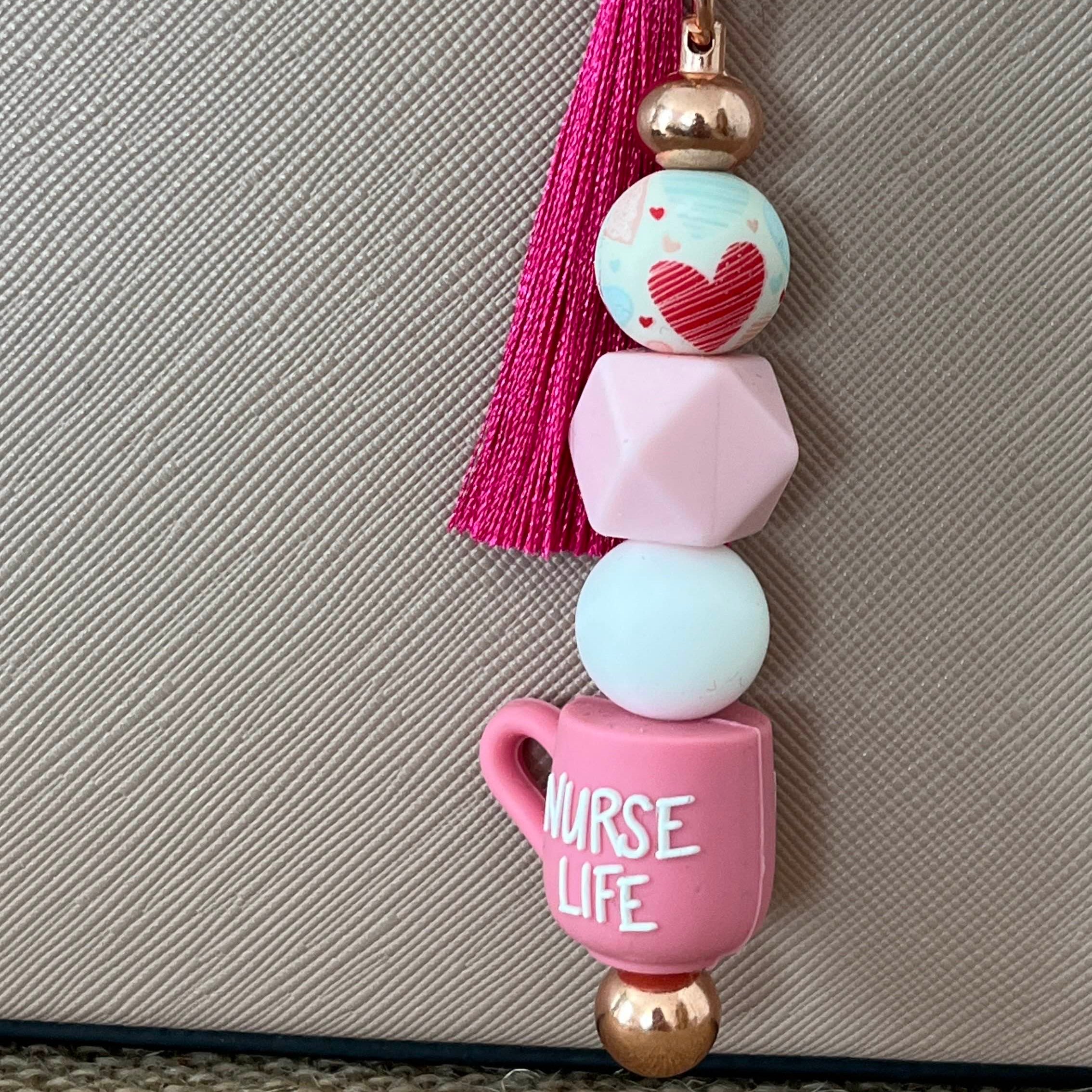 Bijoux de sac - Tasse Rose Infirmière