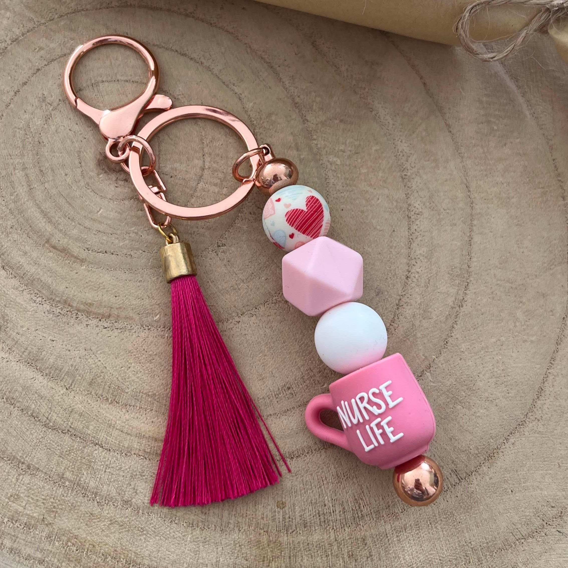 Bijoux de sac - Tasse Rose Infirmière