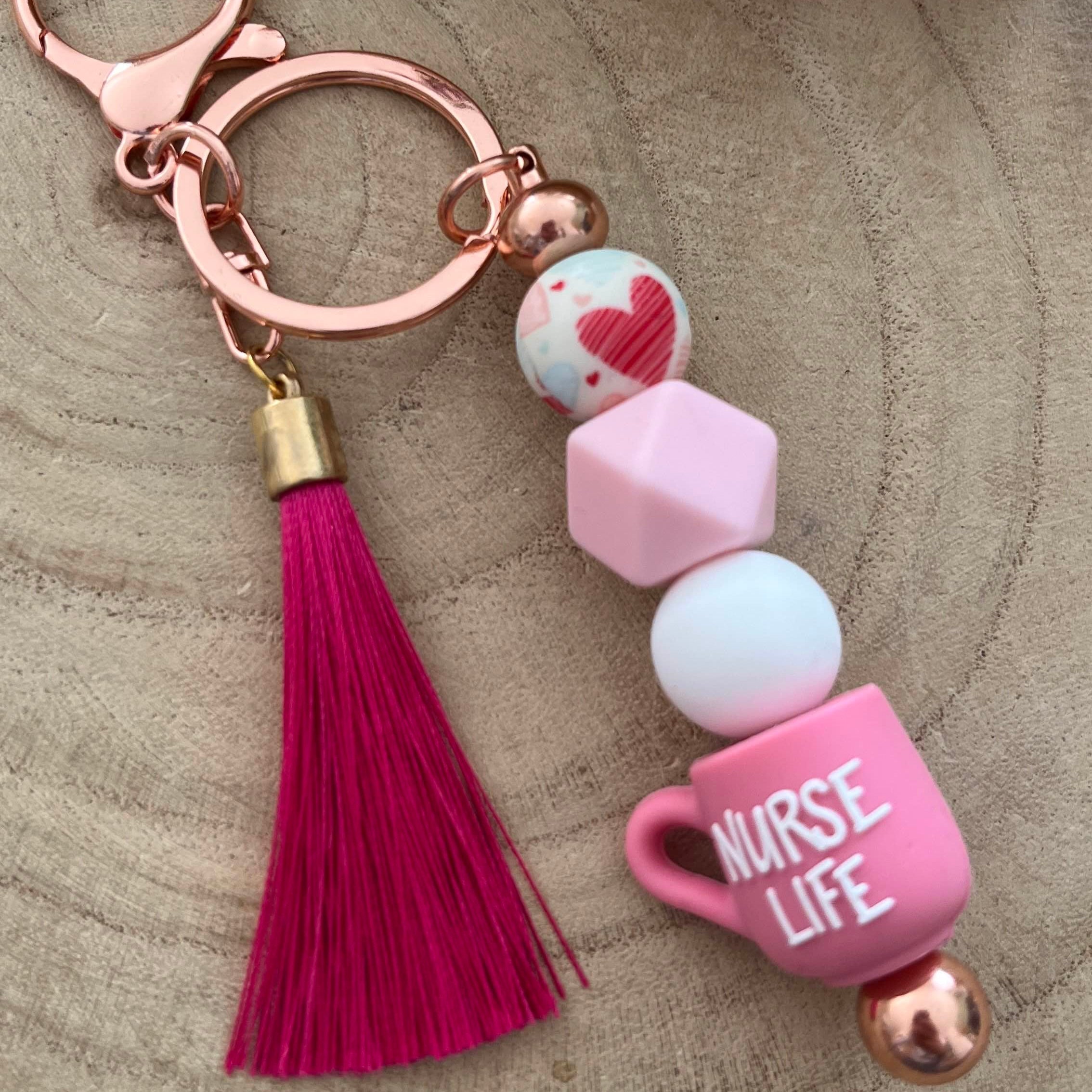 Bijoux de sac - Tasse Rose Infirmière