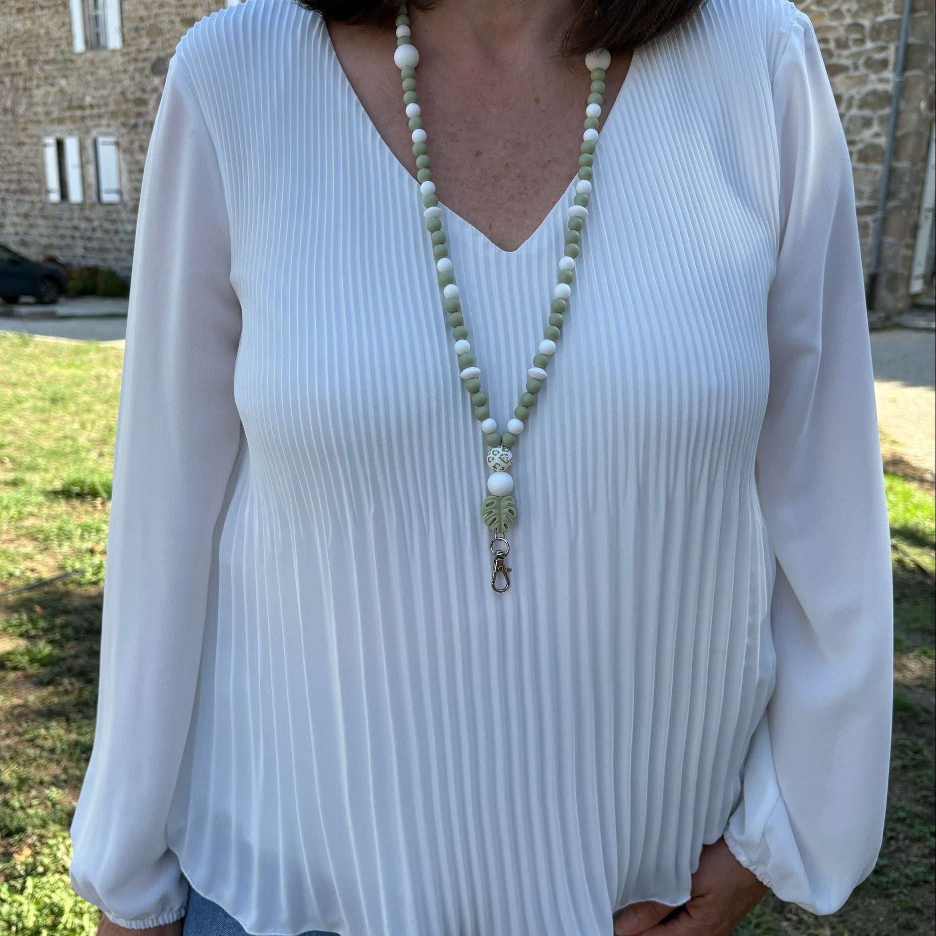 Tour de Cou - Vert Blanc