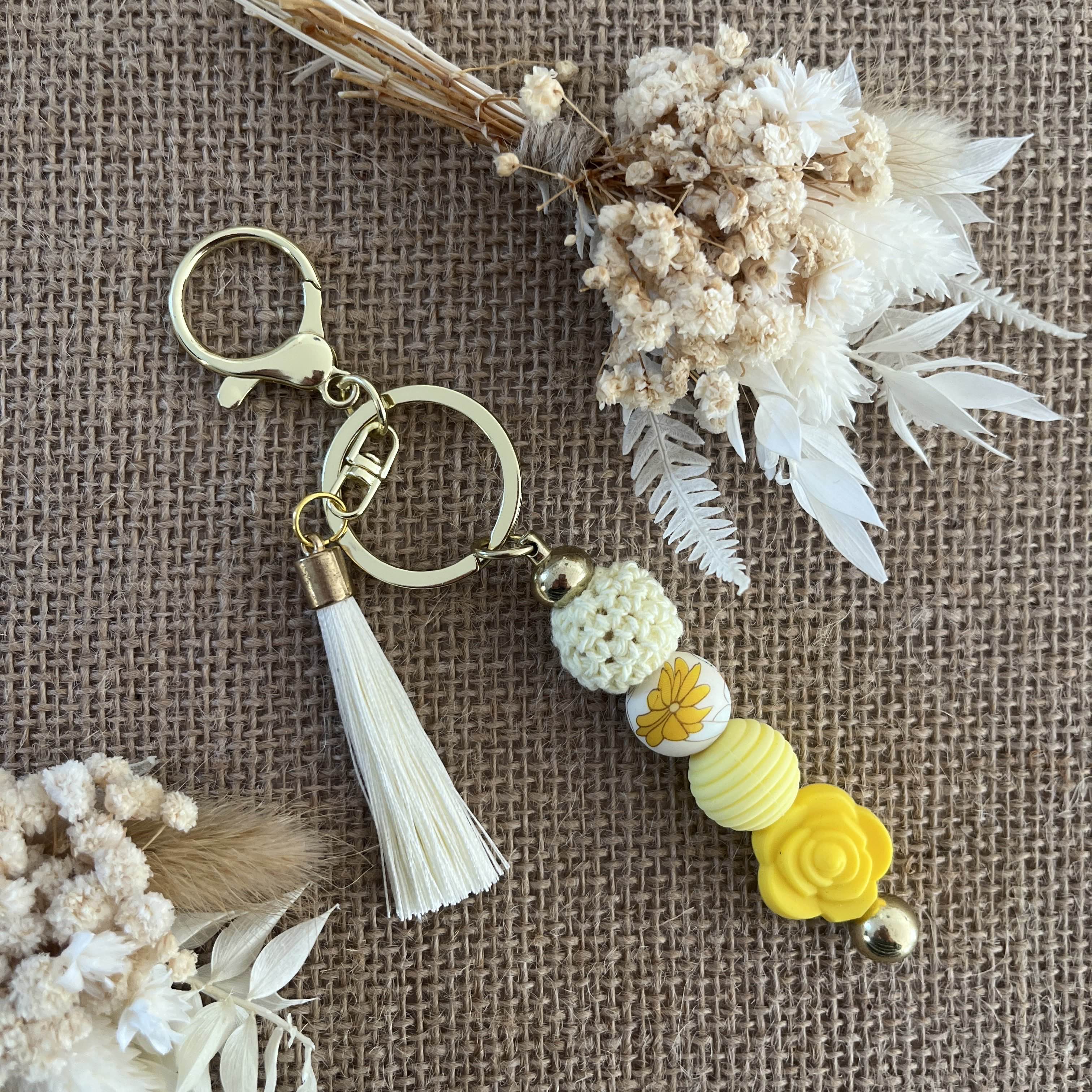 Bijoux de sac - Nuance de Jaune