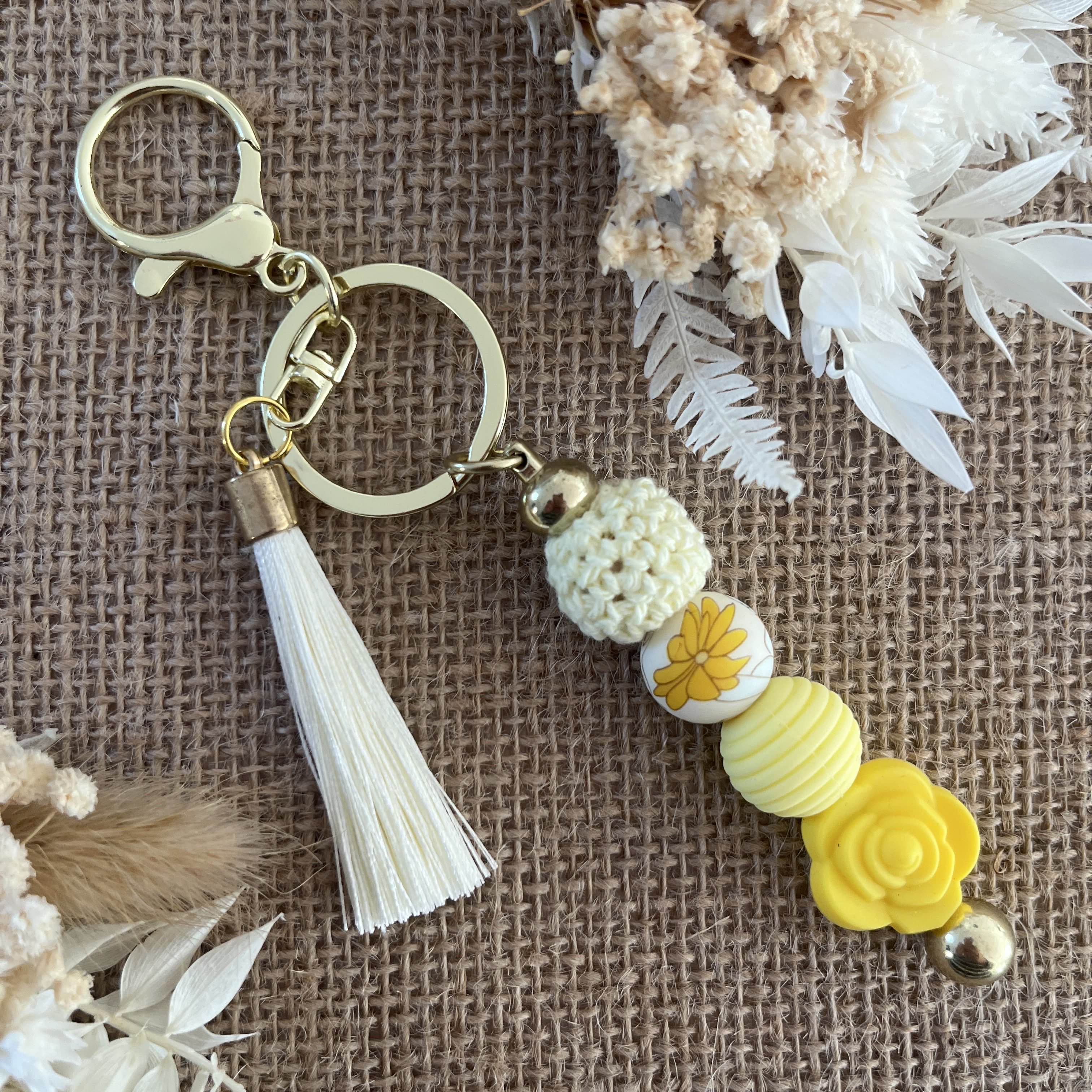 Bijoux de sac - Nuance de Jaune