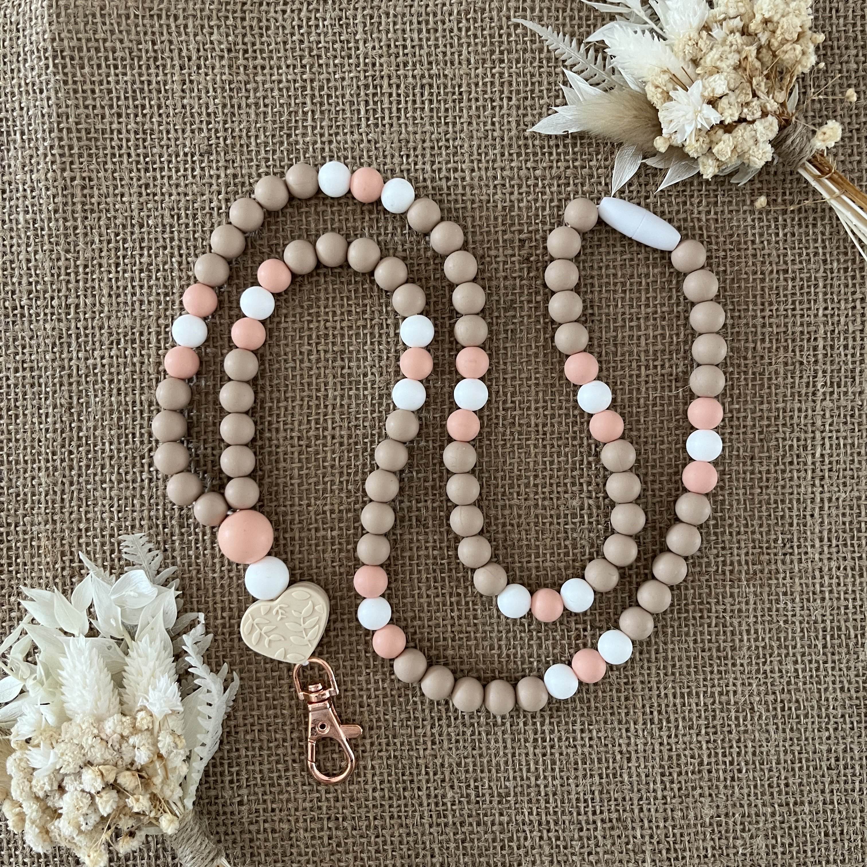 Tour de Cou - Cœur Beige