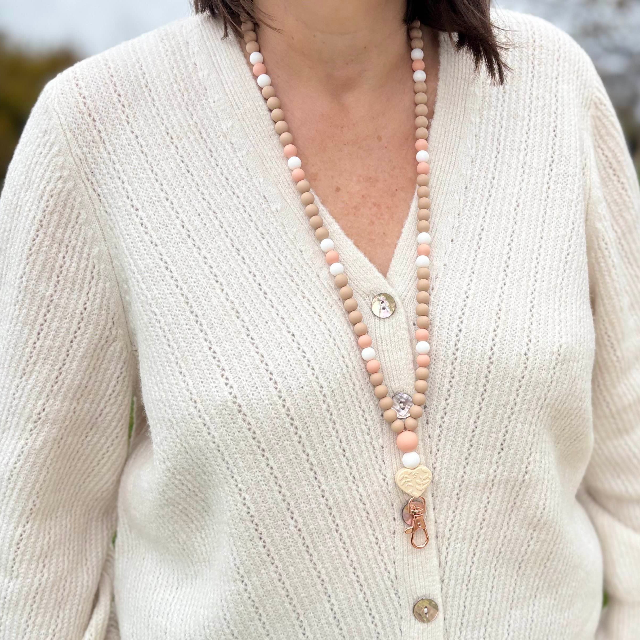 Tour de Cou - Cœur Beige