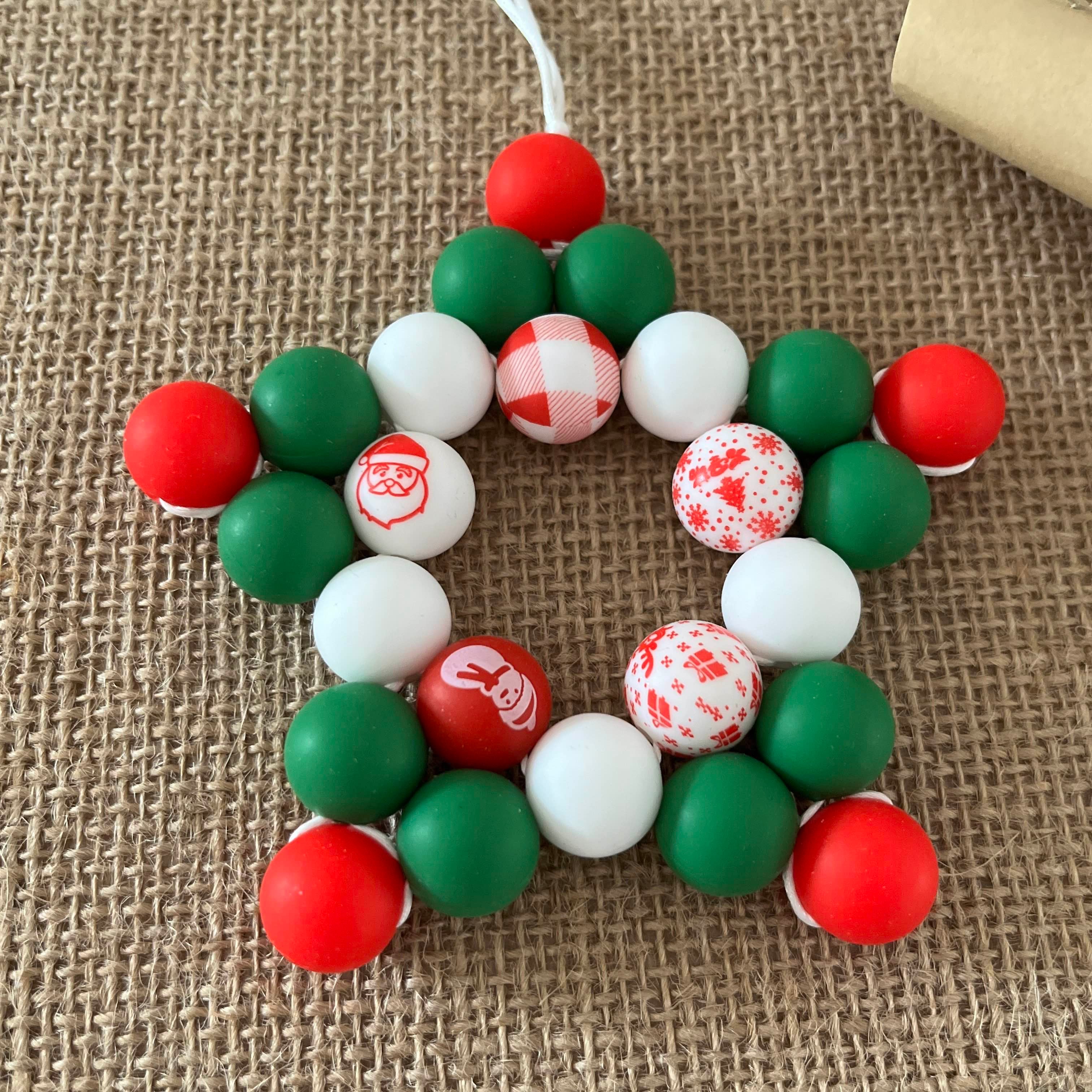 Boules de Noël - Grande Etoile Verte