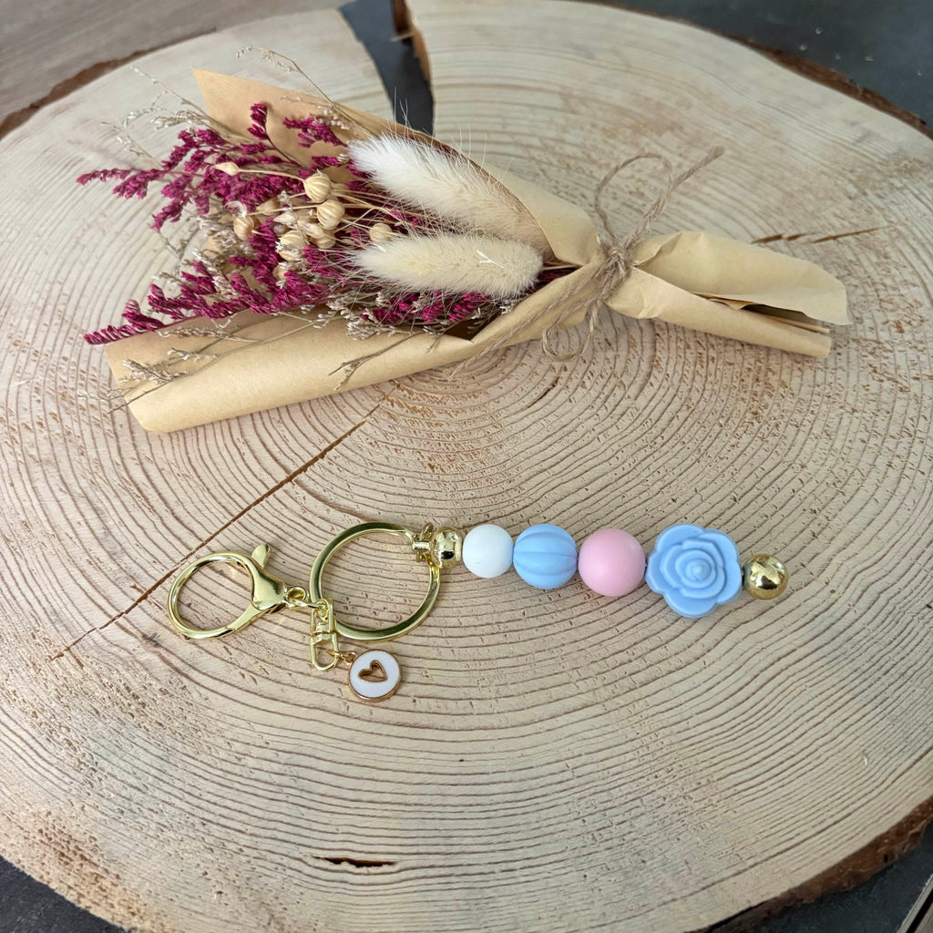 Bijoux de sac - Fleur Bleu Ma boutique