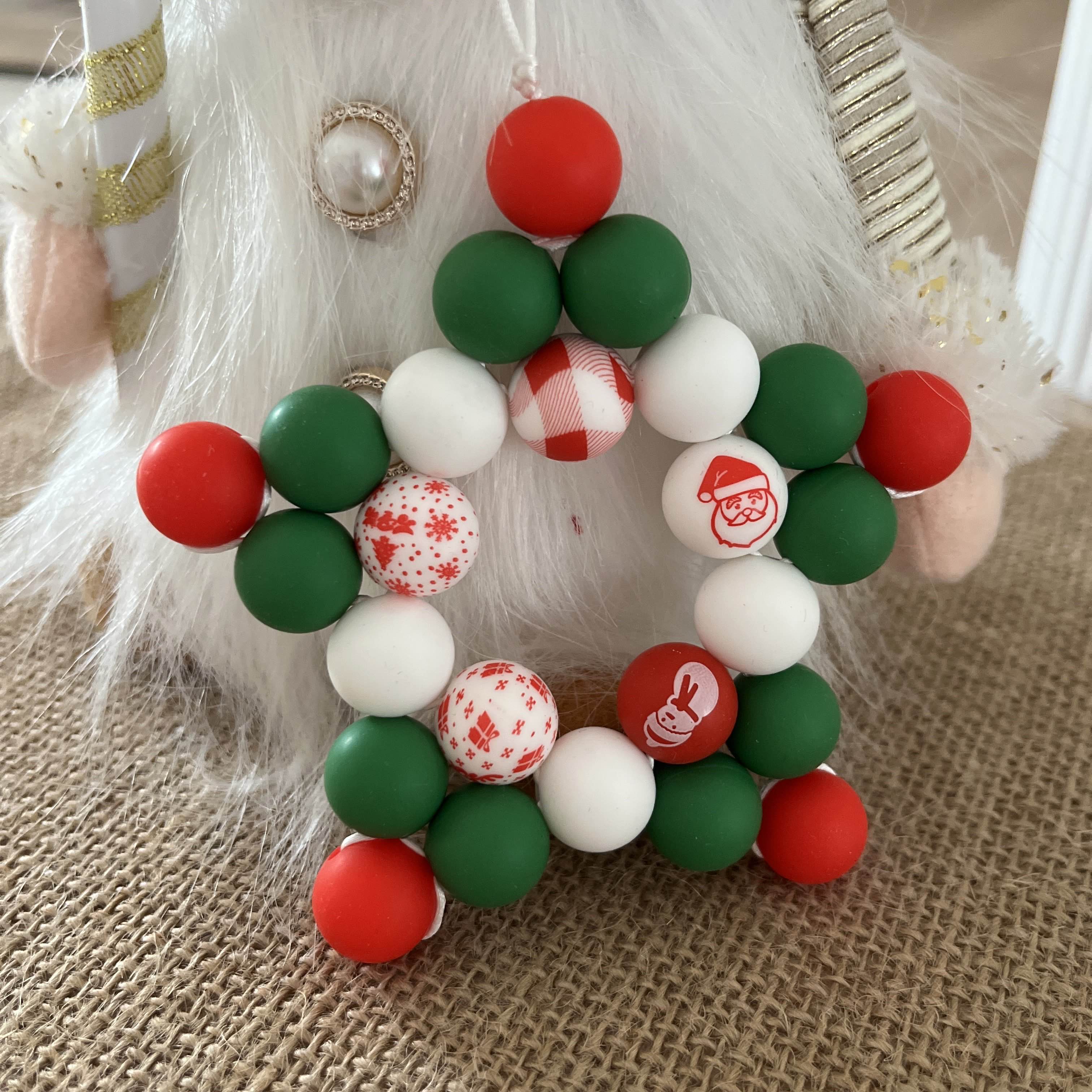 Boules de Noël - Grande Etoile Verte