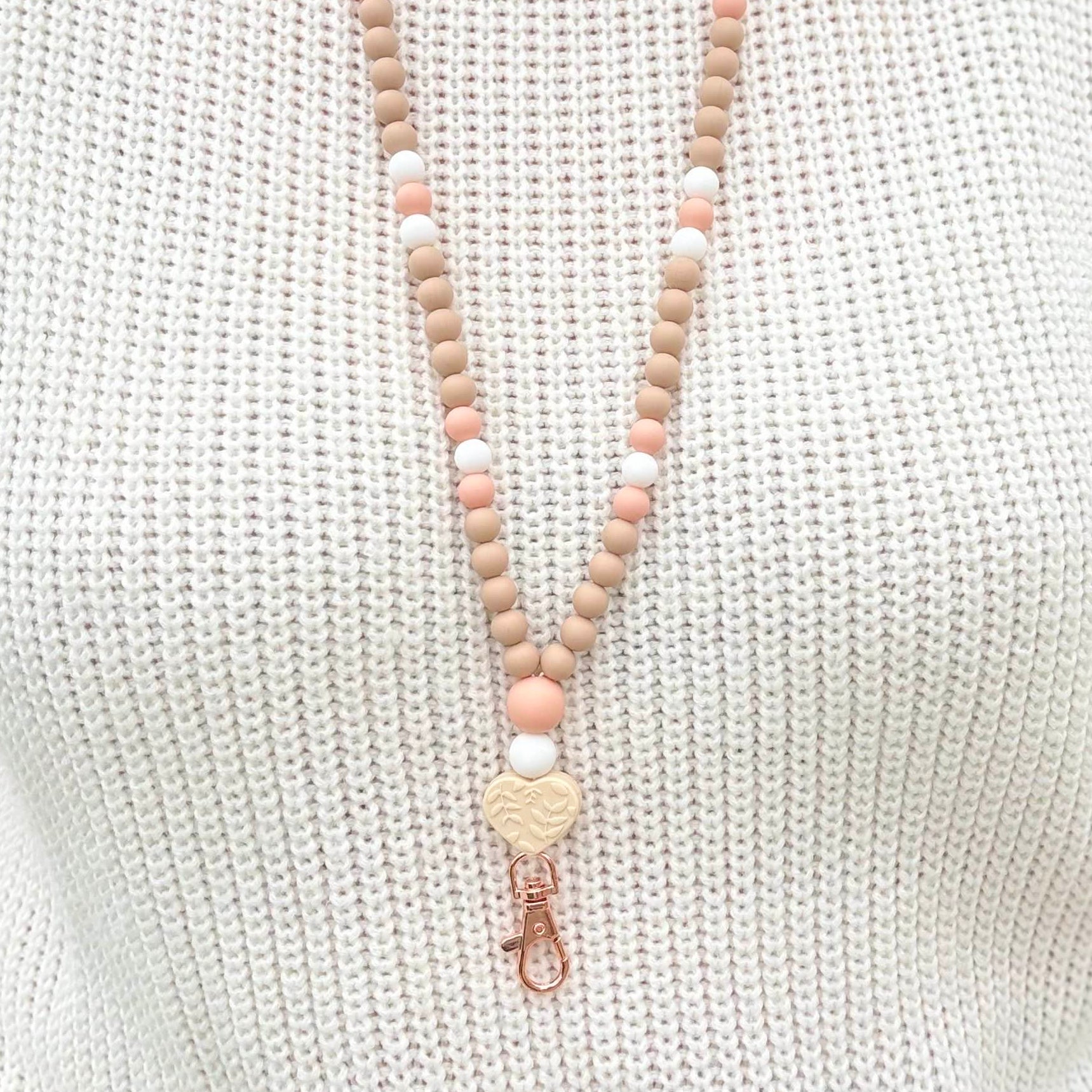 Tour de Cou - Cœur Beige